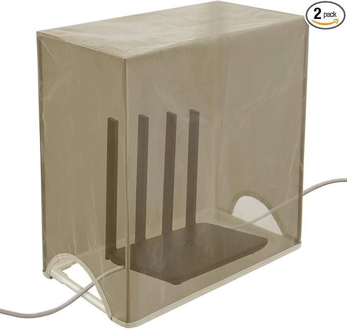 Large WiFi Router Cover, Smart Meter Cover Block 90% of WiFi Router EMF and 5G Electric Meter Faraday Cage Protection
