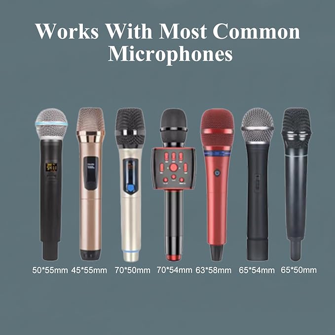 Fielect 2Pcs Microphone Cover Sponge Foam Mic Cover Handheld Microphone Windscreen Shield Protection Micro Foam Filter White for KTV Broadcasting