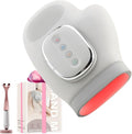 Hand Massager with Heat and Compression, Cordless Hand Massager, Finger Massager, 3 Massage 4 Temperatures 5 Compression Models, Ideal Gift for Women, Men