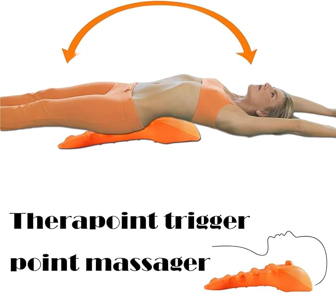 Trigger Point Massager for Neck & Upper Back Discomfort Acupressure Nodes Easy at-Home Use