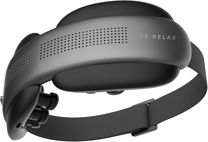 Be Relax Dynamic Eye Therapy Portable Travel-Friendly Cordless Massager. Eye Fatigue and Dryness Solution. Various Massage Heads. Enhance Relaxation. in Built Music.