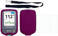 Premium Silicone Protective Cover Set (Screen Protector + Lanyard + Lanyard Patch) for Freestyle Libre/Freestyle Libre 2 (Continuous Glucose Monitor) (Purple)