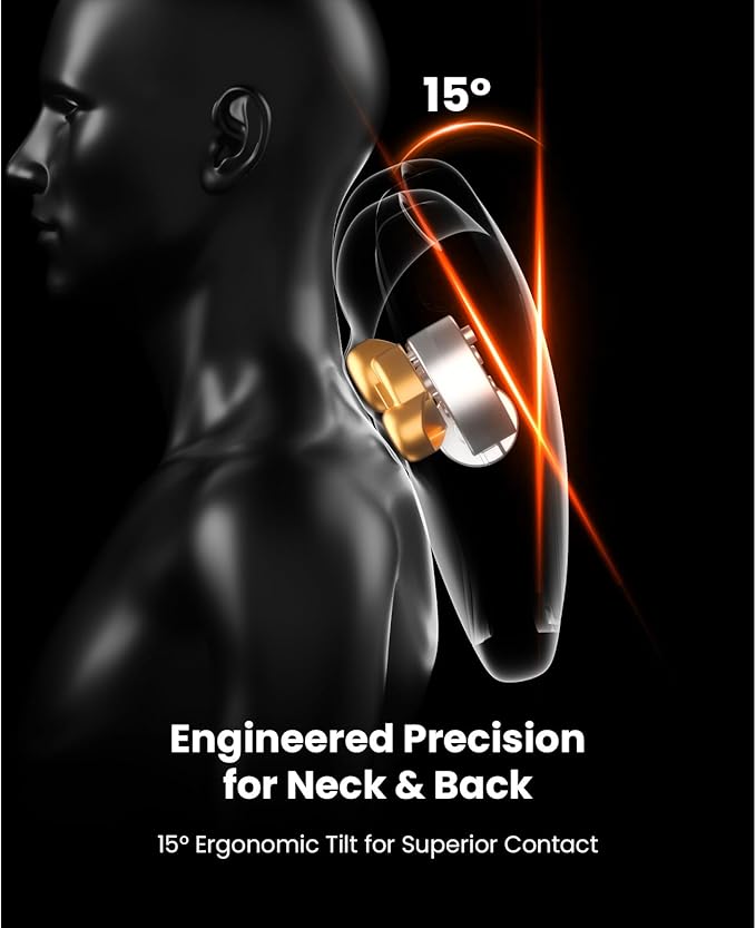 BOB AND BRAD Back Massager for Pain Relief Deep FSA Eligible HSA Eligible EZBack Prime Corded Design Shiatsu Neck and Back Massager with Heat for Back,Shoulders,Body Muscle Tissue Gifts for Women Men