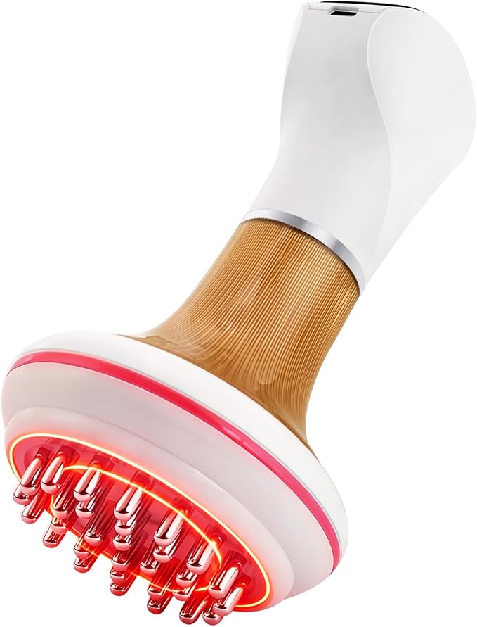 Electric Acupuncture Pen Multipoint Electronic Acupuncture Healing Massager Rechargeable, Heated Acupressure Meridian Energy Stimulator, Meridian Massage Brush for Pain Relief Muscles Sciatica Therapy