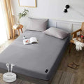 Grounding Sheets Full Grounding Fitted Sheet Deep Pocket 90% Cotton 10% Silver Fiber Grounded Sheets Earth Connected Bed Sheet (54"*75"*14",Grey) (Full)