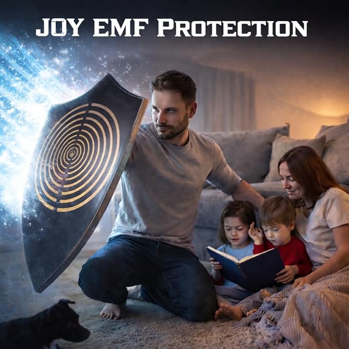 EMF Protection Plug in for Home – Electromagnetic Field Shielding Device for WiFi & Smart Meters | Integrated Red Light | Chaos Signal Blocker | Harmonic Energy | Sacred Geometry Design | USA Seller