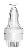 Scalp Massager Comb and Minoxidil Applicator Bottle for Hair Growth, Follicle Care and Thinning Hair Loss Treatment (White)