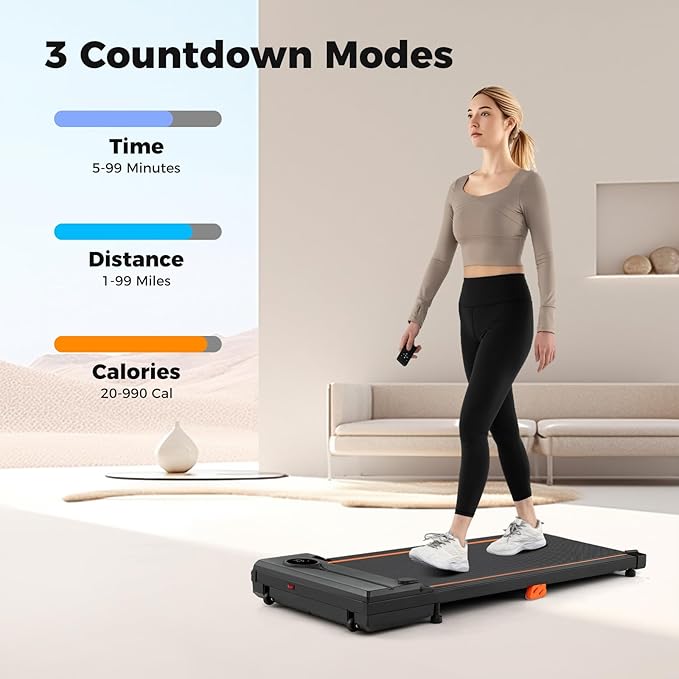 GYMAX Walking Pad, 340lbs 3 in 1 Treadmill with Remote & LED Display, 12 Preset Programs & 3 Countdown Modes, 0.5-4 MPH Under Desk Treadmill Walking Jogging Running Machine for Home Office Desk
