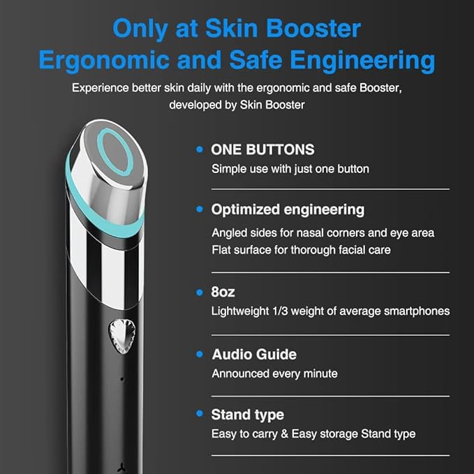 Upgraded Facial Device - All-in-1 LED Therapy Tool for Wrinkle Reduction & Skin Firming | At-Home Anti-Aging Care for Glowing, Hydrated Skin | Portable Microcurrent Facial Massager for All Skin Types