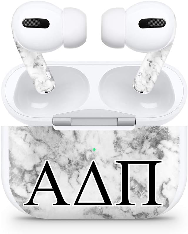 Apple AirPod Pro Skin 3M Custom Vinyl Wraps Decal Sticker Stylish Covers for Protection & Customization for 2019 Model A2190 - Alpha Delta Pi