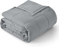 Topblan Weighted Blanket for Adults 12lbs, Breathable Cooling Weighted Blanket, High Breathability Heavy Blanket, Soft Material with Glass Beads for All Season, Sofa Bed, 60"x80" Queen Size,Grey