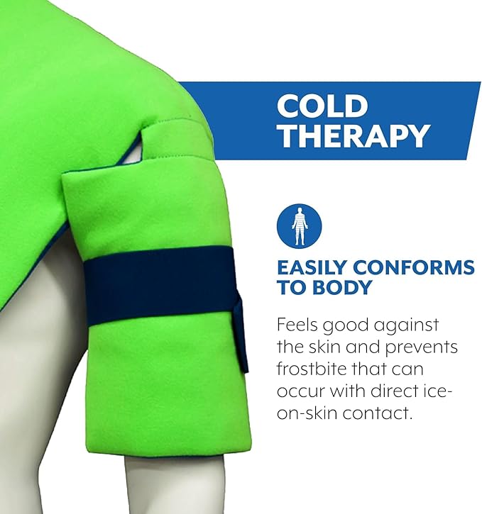 Polar Ice Shoulder Wrap - Reusable Wrap for Support After Injuries or Surgery - Flexible - Cold Therapy