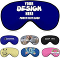 Personalized Eye Mask for Sleep, Custom Eye Masks for Adult Children Soft Breathable Lightweight, Design Your Own Sleep Masks Effectively Blocking Light,#Navy