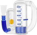 Incentive Spirometer Adult, Breathing Exercise Device for Lungs, 5000ml Capacity for Deep Inhalation, Durable Medical-Grade PC Material | Airflow Indicator for Steady Inhalation Practice
