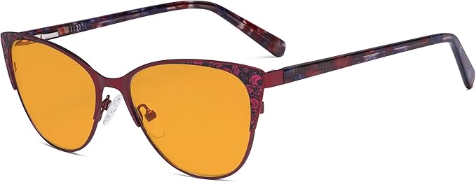 Eyekepper Oversize Ladies Butterfly Design Blue Light Glasses -Computer Screen Eyegalsses Women