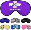 Custom Eye Masks for Sleeping Men Women Kids, Customized Blackout Eye Covers, Personalized Night Blindfolds for Adult Children,#BlueViolet