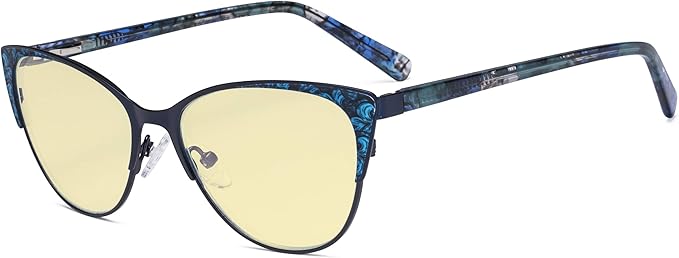 Eyekepper Oversize Ladies Butterfly Design Blue Light Glasses -Computer Screen Eyegalsses Women