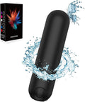 Handheld Electric Back Massager - Mini Waterproof&Rechargeable Handheld Deep Tissue Neck Purple