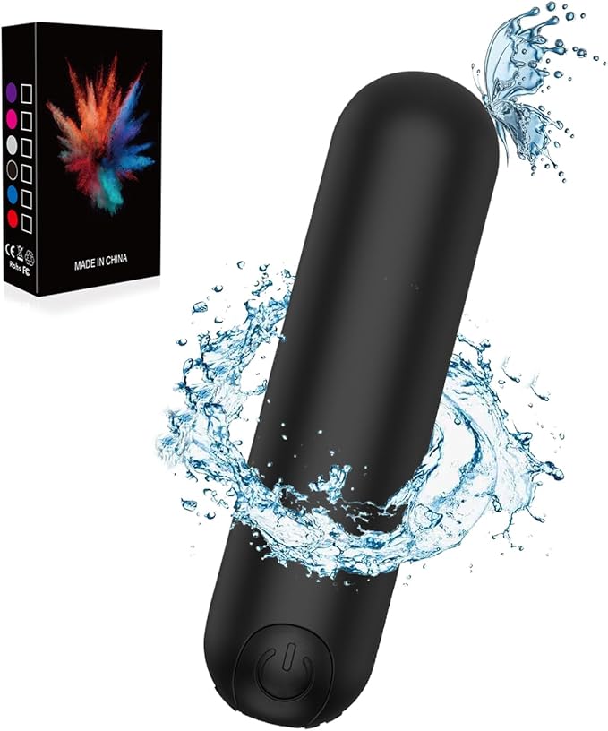 Handheld Electric Back Massager - Mini Waterproof&Rechargeable Handheld Deep Tissue Neck Purple