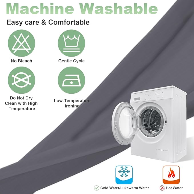 Grounding Sheets Twin XL Premium Cotton for Healthy Sleep Therapy, Deep Pocket Grounding Fitted Sheets Includes Grounding Cord (Gray, Twin XL -39"x80"x14")