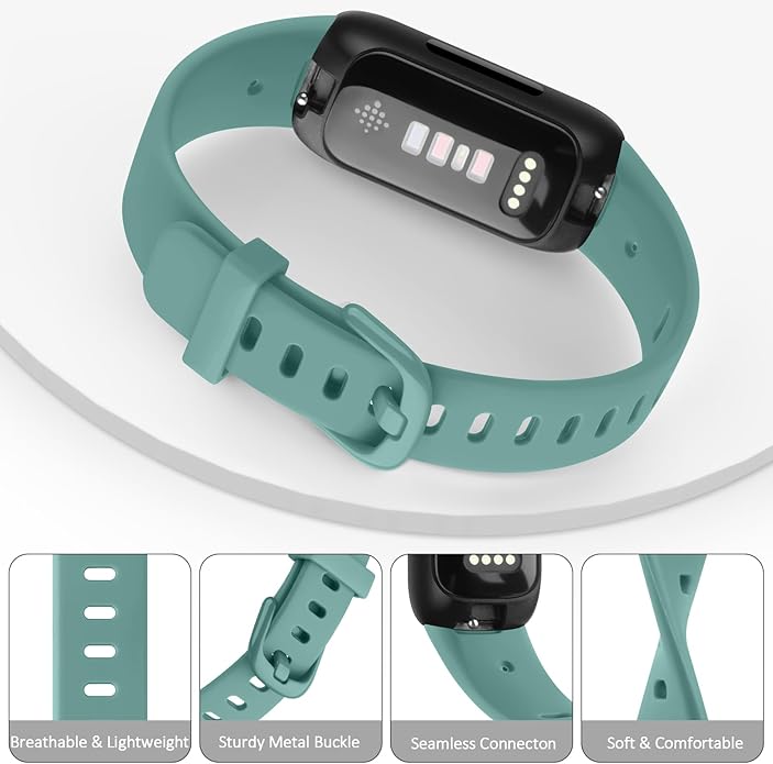 AK Band Compatible with Fitbit Inspire 3 Bands for Women Men, Adjustable Replacement Sport Wristbands Straps for Fitbit Inspire 3 Fitness Tracker