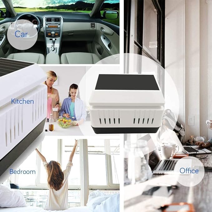ECOWITT WH43 Indoor PM2.5 Air Quality Sensor, Need to Pair with Wi-Fi Gateway or Consoles, Accessory Only, Can Not Be Used Alone, 915 MHz