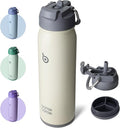 BOTTLE BOTTLE 24oz Insulated Water Bottle Stainless Steel Sport Water Bottle with Straw and Adjustable Lid Daily Pill Organizer