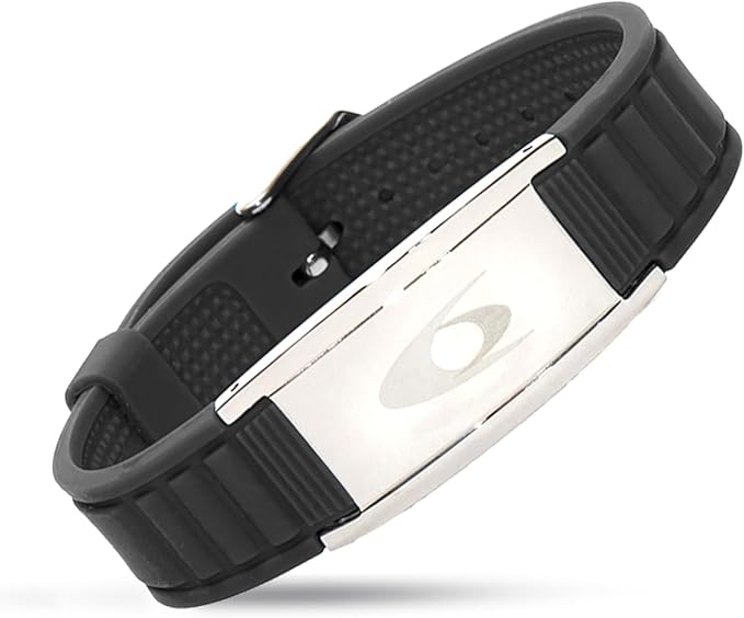 EMF BodyBand Plus+ Bracelet - Holistic Wellness Harmonizer Wristband for Men and Women (Black)
