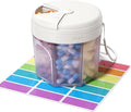 Betife Cute Pill Dispenser with 7 Extra Large Compartments, XL Portable Pill Bottle Organizer 7 Day with Wide Opening for Easy Use, Anti-Mix Pill Organizer for Travel, BPA-Free Large Pill Container