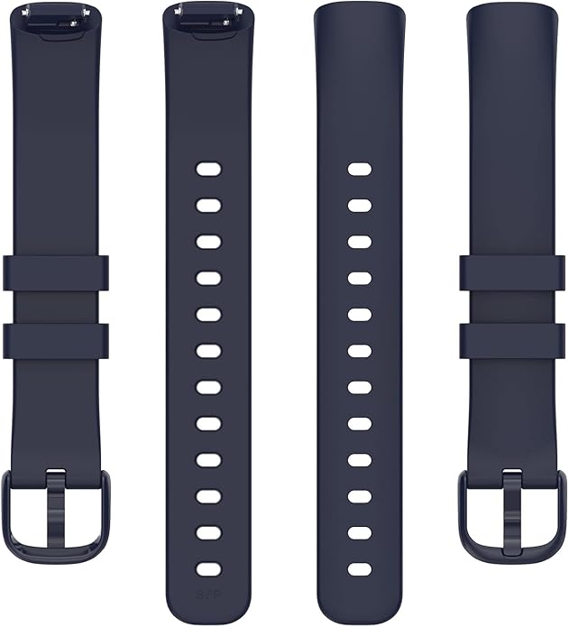Sporty Wristbands Compatible with Fitbit Inspire 3 Health Tracker Replacement Accessories Soft Silicone Watch Bands for Inspire3 Fitness Tracker S/L
