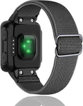 Compatible with Garmin Forerunner 35/30 Band, Nylon Elastic Solo Loop Women Men,Adjustable Replacement Watch Strap for Garmin Forerunner 35 Sport Watchband for SmartWatch