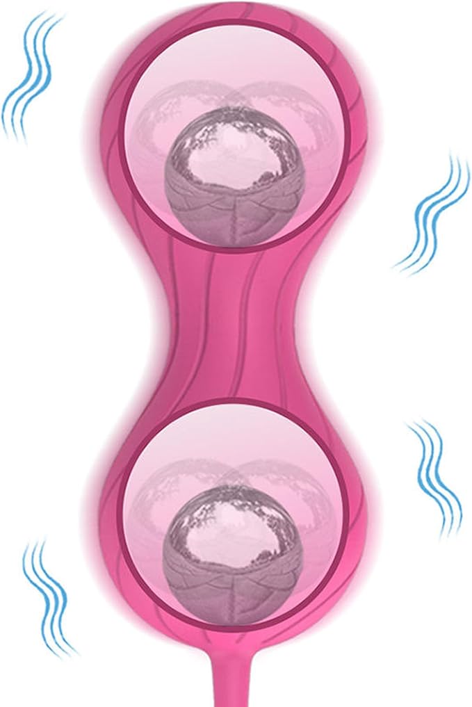Kegel Exercise System Ben Wa Balls Pelvic Floor Muscle Trainer High-Intensity Training with Double Balls Improves Urinary Leakage Enhances Tightness A Set of 5 Suitable for Advanced Female Users