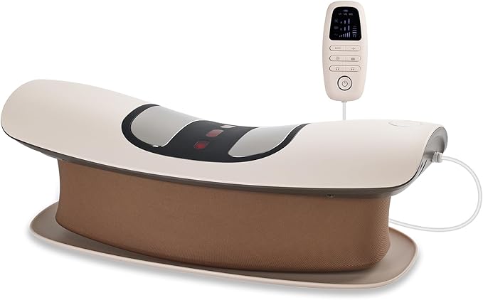 Electric Lumbar Traction Device, Electric Back Massagers Back Stretcher, Vibration Fascia pad, Used for The Waist, is a Waist pad Used After Exercising, Yoga, and Other Sports