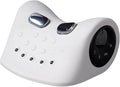 Portable Heated Massage Pillow 3 in 1 Heating Vibration Massage Upgraded 6 Levels Intensity 4D Massage Neck & Shoulder Relaxation Pillow for Home Office Use (White)