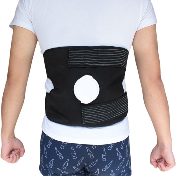 Creatrill Reusable Hot Cold Therapy Ice Bag Pack (9") Neoprene Core Wrap with Elastic Strap, Portable Moist Heating Brace First aid Ice Compression Sleeves Pain Relief Pad