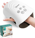 cotsoco Hand Massager with Heat and Compression for Arthritis and Carpal Tunnel, Birthday Gifts for Women Mom Men,White, Gift for Birthday (Coloured Ribbon & Gift Box)