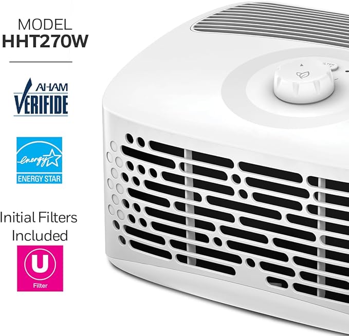Honeywell Hepaclean Tabletop 13' x 13' Room Air Purifier