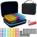 31-Day Monthly Pill Organizer with 3 Daily Compartments, Travel Medication Box with Pill Cutter, AM PM Storage Case (31 Days - Black)