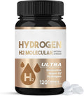 Hydrogen Water Tablets for Focus, Mental Clarity & Energy, Molecular Hydrogen Supplement, 120 Tablets