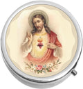NewCharms Heart 3-Compartment Easy Open Pill Box