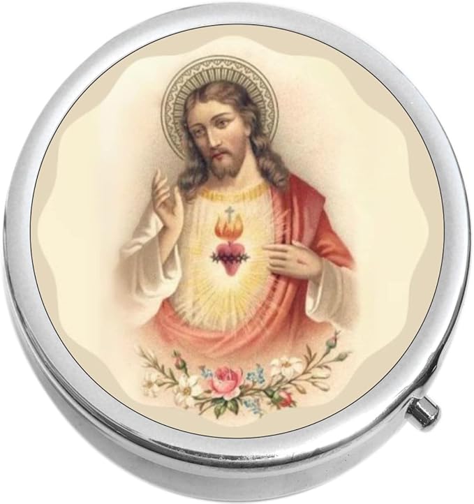 NewCharms Heart 3-Compartment Easy Open Pill Box
