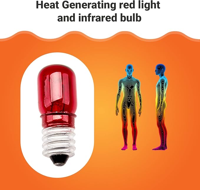 M PAIN MANAGEMENT TECHNOLOGIES 3-Pack Replacement Bulbs for Theralamp and Infarex Handheld Red Light Therapy Devices