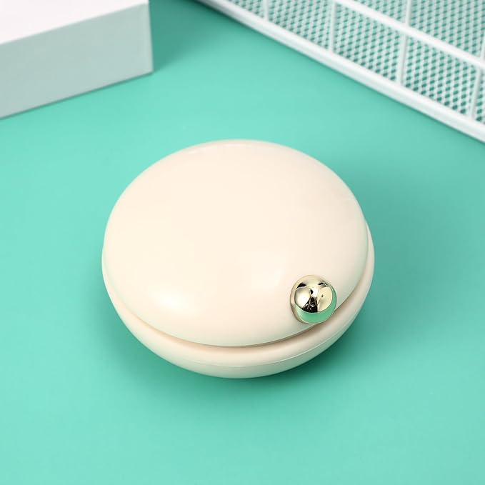 Totority Portable Pill Case 4-Compartment Sealed Medicine Organizer Compact Travel Pill Box with Secure Lid for Outdoor Home Office Use Lightweight Moisture Resistant