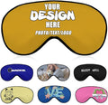 Custom Eye Masks for Sleeping Men Women Kids, Customized Blackout Eye Covers, Personalized Night Blindfolds for Adult Children,#Goldenrod