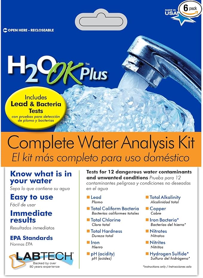 LabTech LT5015 H2O OK Plus Complete Water Analysis Kit