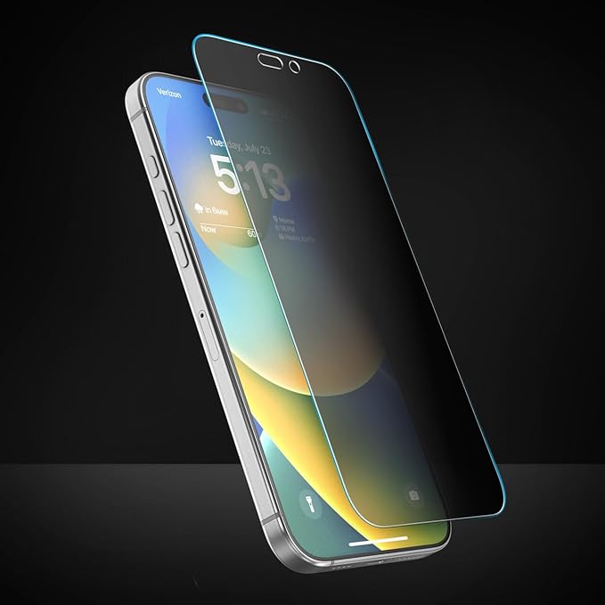 magglass Privacy+ for iPhone 16 Screen Protector, Privacy Anti-Spy Tempered Glass (Easy Applicator Included)