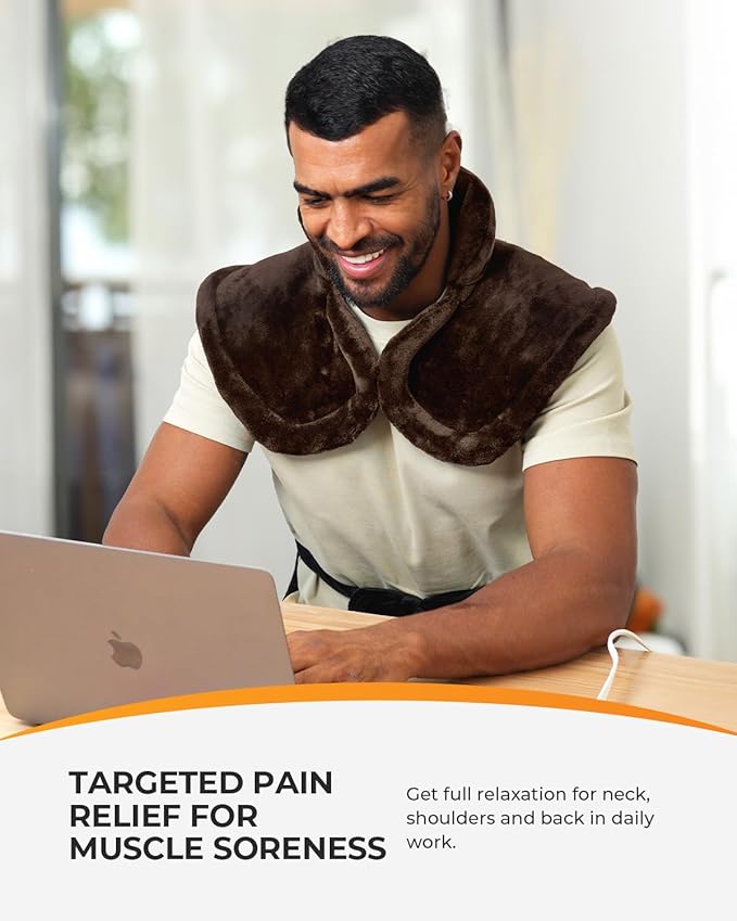 CooCoCo XXL Large Full Body Heating Pad, FSA Eligible, Electric Heat Pad for Neck and Shoulders and Back Pain Relief, ETL Certified, 24"x37"
