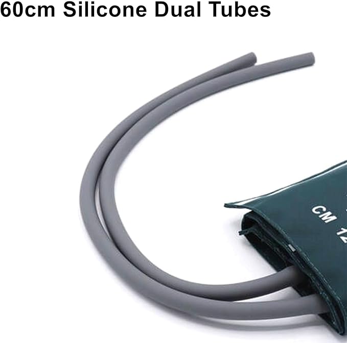 Blood Pressure Nylon Cuff with 60cm Dual Tubes for Neonate 6-11 cm, Reusable Replacement NIBP Cuff with Inner Airbag for BP Monitor Machine, No Connector