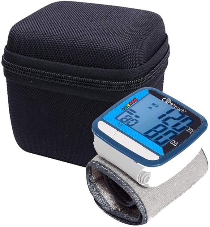 Aenllosi Hard Travel Case Replacement for iProven Wrist Blood Presure Monitor Cuff BPM fits iProvèn BPM-337 (Case Only)