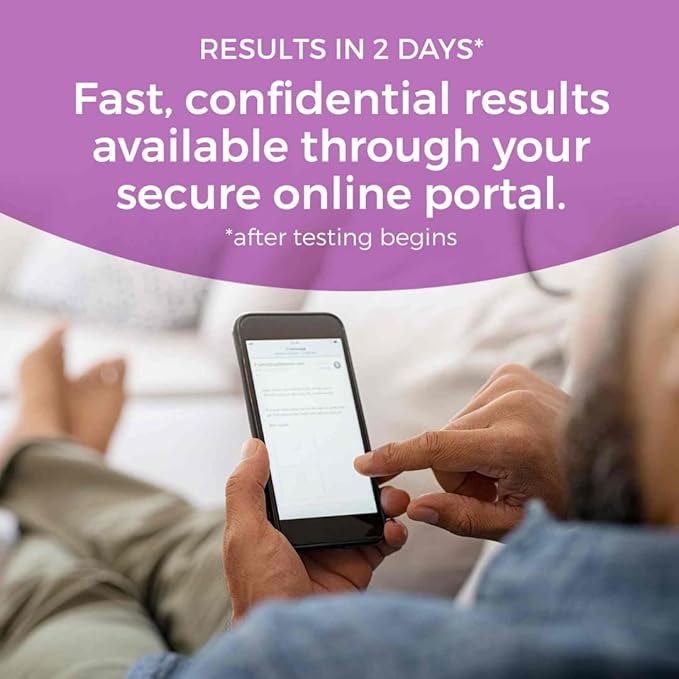 DNA Grandparent Test - Lab Fees & Shipping Included - Home DNA Test Kit for Grandparent and Child - Results in 1-2 Days